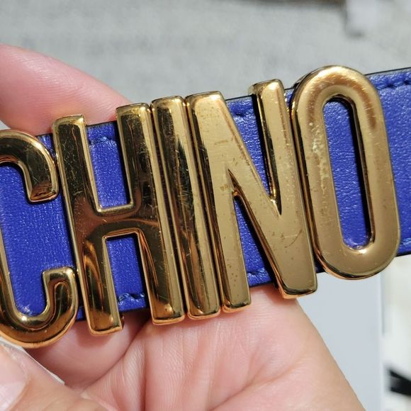 Moschino logo belt sz 52 or large in US - Picture 13 of 15